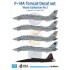 1/72 F-14 Tomcat Decal set Movie collection No.1 for Academy F-14A kit [JEIGHT Design]
