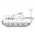 1/35 WWII German Pz.Beob.Wg.V Panther Ausf.D Early Production