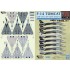 1/72 USN F-14A/B Tomcat VF-11/14/103 High Visibility Decals for Fujimi/Hasegawa