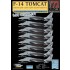 1/72 USN F-14B/D Tomcat VF-2/11/31/101/103 Low Visibility for Fujimi/Hasegawa