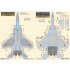 Decals for 1/48 JASDF Mitsubishi F-15J/DJ Aggressors Caution Data