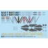 1/48 USN F/A-18E/F Super Hornet VFA-31/32/41/97/213 Decal set for Italeri/Revell kits