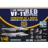 1/48 USN F-14B Tomcat VF-11 Red Rippers Conversion set for Tamiya F-14D kit