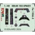1/48 Focke-Wulf Fw 190A-2 Panels 3D Decals and Seatbelts PE set for Eduard kits