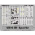 1/48 Boeing AH-64D Apache Colour Photoetch Detail Set Vol.1 for Hasegawa kit