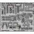 Colour Photoetch for 1/48 F-16CJ Block 50 Undercarriage for Tamiya kit