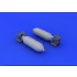 1/32 WWII US 500lb Bombs w/Photo-etched Details (2pcs)