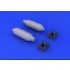 1/32 WWII US 500lb Bombs w/Photo-etched Details (2pcs)