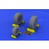 1/48 F-22A Raptor Wheels for Hasegawa kit