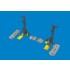 1/48 P-40E Warhawk Undercarriage Legs for Eduard kits