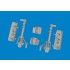 1/48 P-40E Warhawk Undercarriage Legs for Eduard kits