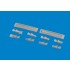 1/48 P-40 Warhawk Cold Weather Exhaust Stacks Fishtail for Eduard kits