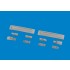 1/48 P-40 Warhawk Cold Weather Exhaust Stacks Rounded for Eduard kits
