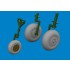 1/48 B-26G Marauder Wheels for ICM kits