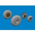 1/48 B-24D Liberator Wheels for Hobby Boss kits