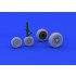 1/48 Lockheed F-104 Starfighter Undercarriage Wheels Late Version for Hasegawa kit