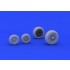 1/48 Lockheed F-104 Starfighter Undercarriage Wheels Late Version for Hasegawa kit