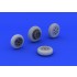 1/48 F-86F Undercarriage Wheels Set for Hasegawa kit (4 Wheels) (Resin+Painting Mask)