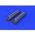 1/48 Messerschmitt Bf 109G Exhaust Stacks for Eduard kit (2 Sets) (Resin+PE)