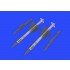 1/48 Mikoyan-Gurevich MiG-23 R-23R Missiles Set (brassin) for Eduard/Trumpeter kits