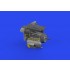 1/48 Messerschmitt Bf 109G-10/U4 Engine Detail Brassin Set for Eduard kits