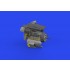 1/48 Messerschmitt Bf 109G-10/U4 Engine Detail Brassin Set for Eduard kits