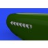 1/48 North American P-51D Mustang Exhaust Stacks Set for Eduard kits
