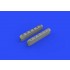 1/48 North American P-51D Mustang Exhaust Stacks w/Fairing for Eduard kits