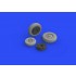1/48 Lockheed F-104 Starfighter Wheels Early Detail Set for Kinetic kits