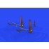 1/48 Boeing B-17G Flying Fortress Undercarriage Legs set for HK Models kits