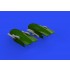 1/48 Messerschmitt Bf 110G-4 Exhaust Stacks Detail Set for Eduard kits
