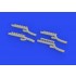 1/48 Messerschmitt Bf 110G-4 Exhaust Stacks Detail Set for Eduard kits