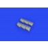 1/48 Supermarine Spitfire Mk.V Three-stacks Exhausts Rounded for Eduard kits
