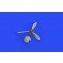 1/48 Messerschmitt Bf 109G-10 Propeller Detail Set for Eduard kits
