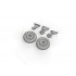 1/48 Grumman F4F-3 Wildcat Wheels Early for Eduard kits