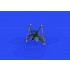 1/48 Grumman F4F Wildcat Undercarriage Legs Bronze for Eduard kits