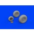 1/48 B-25J Mitchell Wheels for HK Model kits