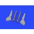 1/48 Focke-Wulf Fw 190A-7 Undercarriage Legs for Eduard kits
