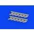 1/48 Bell P-39 Airacobra Exhaust Stacks Fishtail for Eduard kits