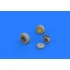 1/72 B-24 Wheels Brassin Set for Eduard/Hasegawa kits