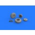 1/72 B-24 Wheels Brassin Set for Eduard/Hasegawa kits