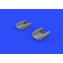1/72 Spitfire Mk. VIII/IX/XVI Radiator Fairings Brassin set for Eduard kits