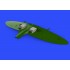1/72 Spitfire Mk. VIII/IX/XVI Radiator Fairings Brassin set for Eduard kits