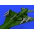 1/72 MiG-21 RS-2US Missiles w/Pylons Brassin Set for Eduard kits