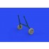 1/72 Grumman F4F Wildcat Wheels Late for Arma Hobby kits