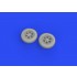 1/72 Grumman F4F Wildcat Wheels Late for Arma Hobby kits