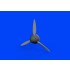 1/72 Messerschmitt Bf 109F Propeller Late for Eduard kits