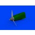 1/72 Messerschmitt Bf 109F Propeller Late for Eduard kits