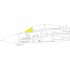 1/48 Grumman F-14A Tomcat Windshield Mask for Great Wall Hobby kits