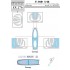 1/48 F-16D Fighting Falcon Paint Mask for Kinetic kit